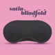 Crushious Satin Blindfold - Opaska na oczy, Czarna