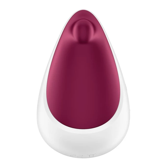 Satisfyer Spot on 3 - Wibrator łechtaczkowy typu Lay-on, Bordowy