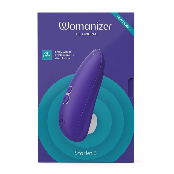 Womanizer Starlet 3 Indigo - Bezdotykowy stymulator łechtaczkowy, Granatowy