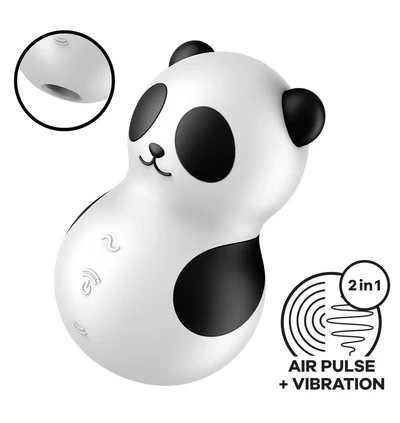 Satisfyer The Pocket Panda - soniczny wibrator do łechtaczki z dodatkowymi wibracjami