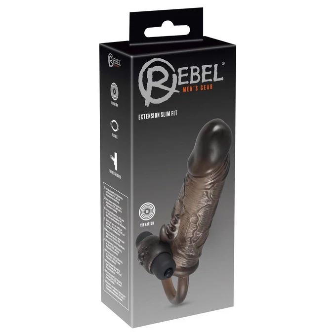 Rebel Extension Slim Sleeve - Wibrująca nakładka na penisa