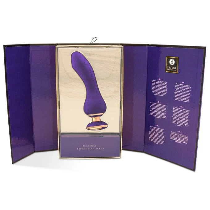 Shunga Sanya Intimate Massager Purple - Wibrator klasyczny, Fioletowy