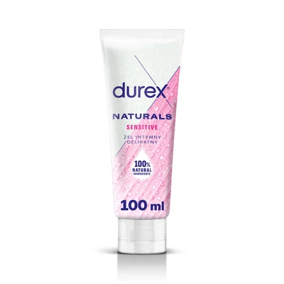 Durex Naturals Sensitive 100 ml - Żel intymny, Delikatny