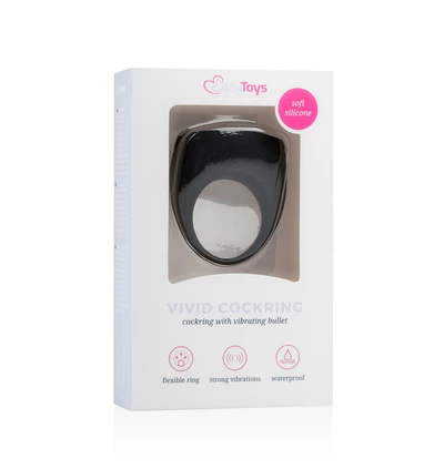 Easy Toys Vivid Cock Ring - Wibrujący pierścień erekcyjny