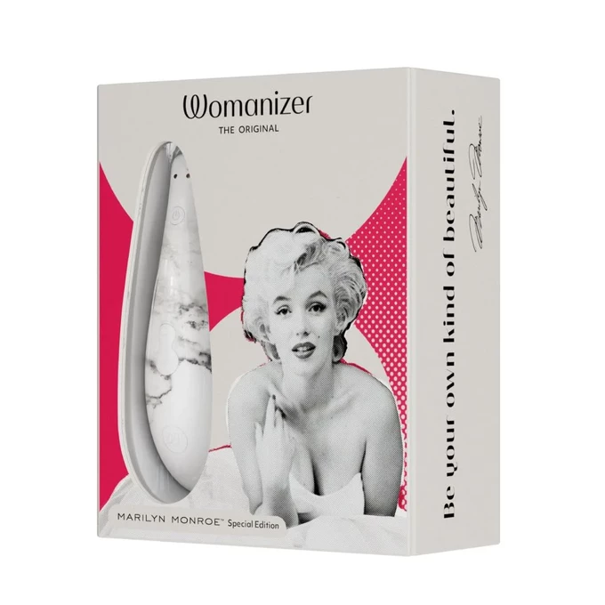 Womanizer Marilyn Monroe Classic 2, White Marble - Masażer łechtaczki, Biały marmur