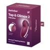 Satisfyer Tap &amp; Climax 2 Red - Wibrator łechtaczkowy, czerwony