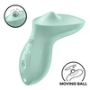 Satisfyer Exciterrr Mint - Wibrator typu Lay-On, z ruchomą kulką stymulującą łechtaczkę