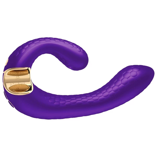 Shunga Miyo Intimate Massager Purple - Wibrator króliczek, Fioletowy