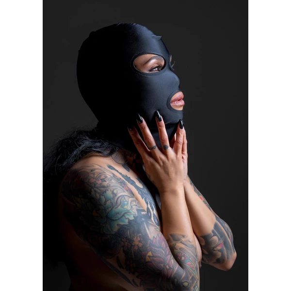 Taboom Spandex Hood Black - Maska BDSM