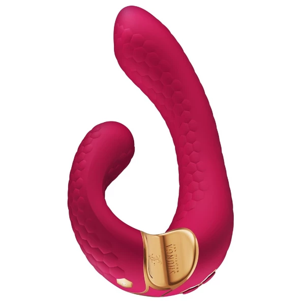 Shunga Miyo Intimate Massager Raspberry - Wibrator króliczek, Czerwony
