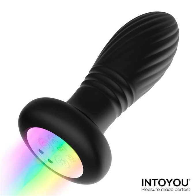 Intoyou Tainy - Korek analny z funkcją wibracji i pulsacji, sterowany pilotem