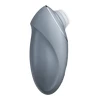 Satisfyer Tap &amp; Climax 1 Blue - Grey - Wibrator łechtaczkowy, Niebiesko - Szary