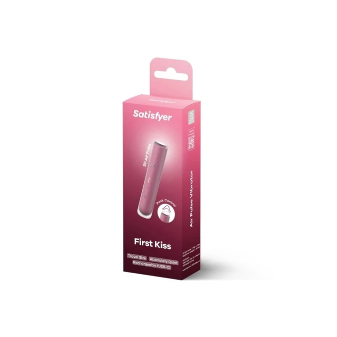 Satisfyer First Kiss - Miniwibrator łechtaczkowy, różowy