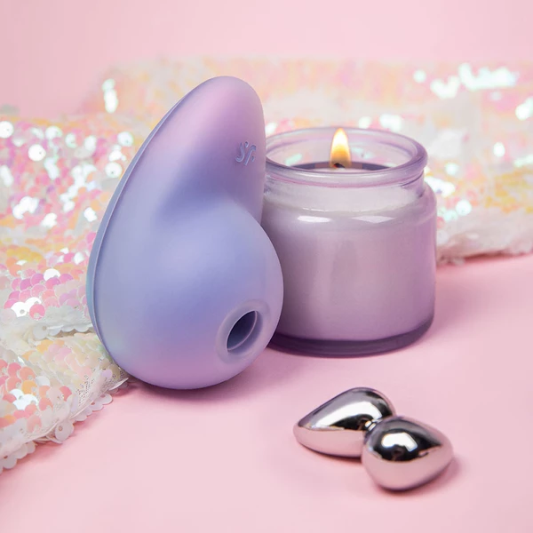 Satisfyer Pixie Dust, Pink - Violet - Wibrator łechtaczkowy, Różowo - Fioletowy