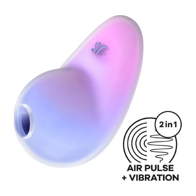 Satisfyer Pixie Dust, Pink - Violet - Wibrator łechtaczkowy, Różowo - Fioletowy