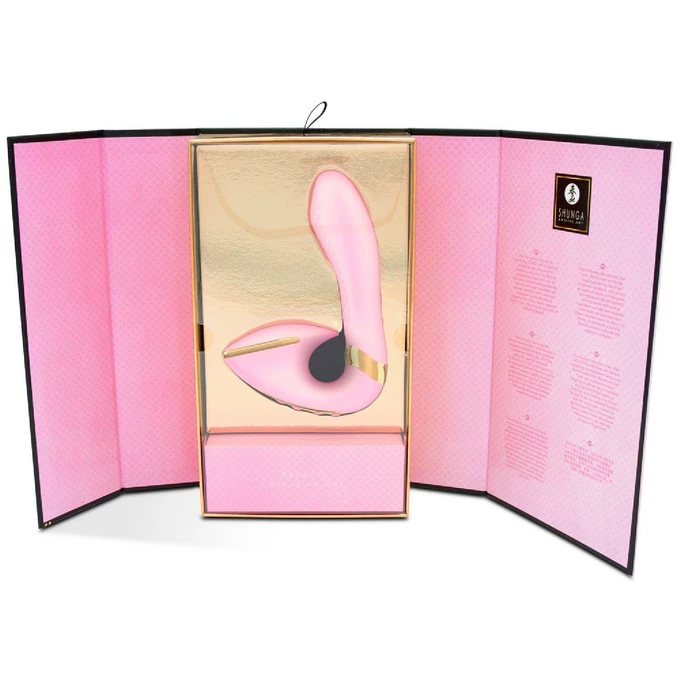 Shunga Soyo Intimate Massager Light Pink - Wibrator króliczek, Różowy