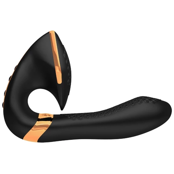Shunga Soyo Intimate Massager Black - Wibrator króliczek, Czarny
