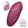 Satisfyer Tap &amp; Climax 1 Red - Wibrator łechtaczkowy, Czerwony