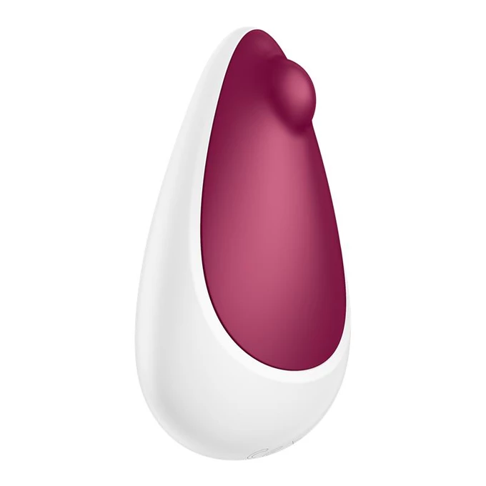 Satisfyer Spot on 3 - Wibrator łechtaczkowy typu Lay-on, Bordowy