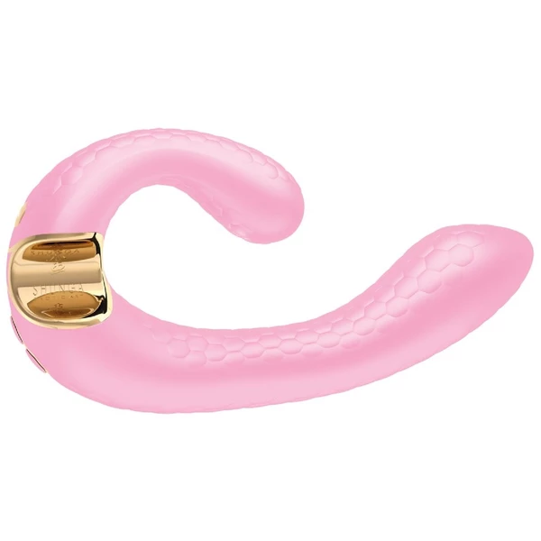Shunga Miyo Intimate Massager Light Pink - Wibrator króliczek, Różowy