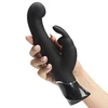 Fifty Shades of Grey Greedy Girl G-Spot Thrusting Rabbit Vibrator- Wibrator króliczek z ruchem pulsacyjnym, Czarny