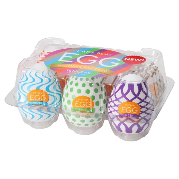 TENGA Egg Variety Wonder Pack - Masturbator jajeczko zestaw