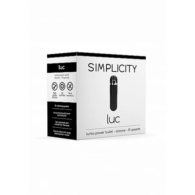 Simplicity Luc Power Bullet Black - miniwibrator
