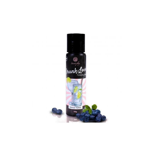 Secret Play Gin&amp;Tonic gel - Kremowy żel o smaku Ginu i toniku, 60 ml