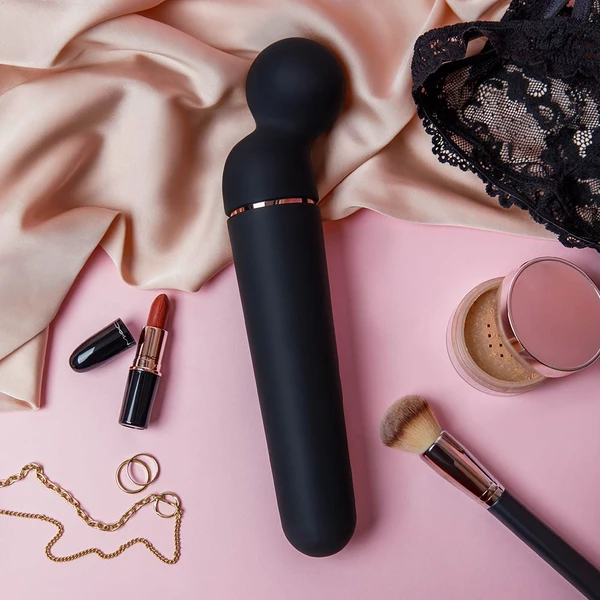 Satisfyer Planet Wand-er black + rosegold - Wibrator typu wand, Czarny