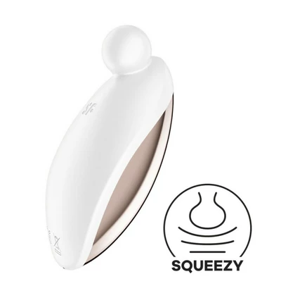 Satisfyer Spot on 2 - Wibrator łechtaczkowy typu Lay-on, Biały