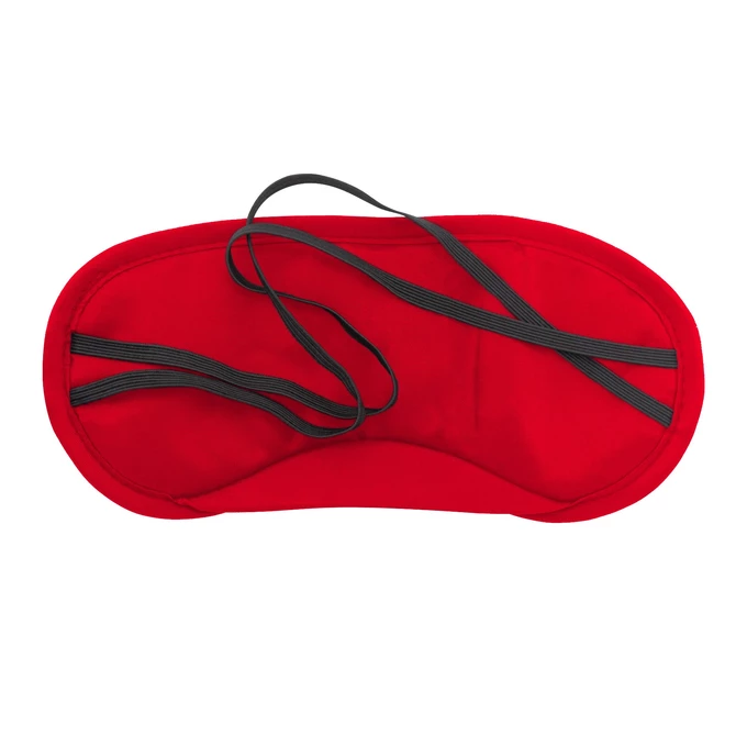 Crushious Satin Blindfold - Opaska na oczy, Czerwona