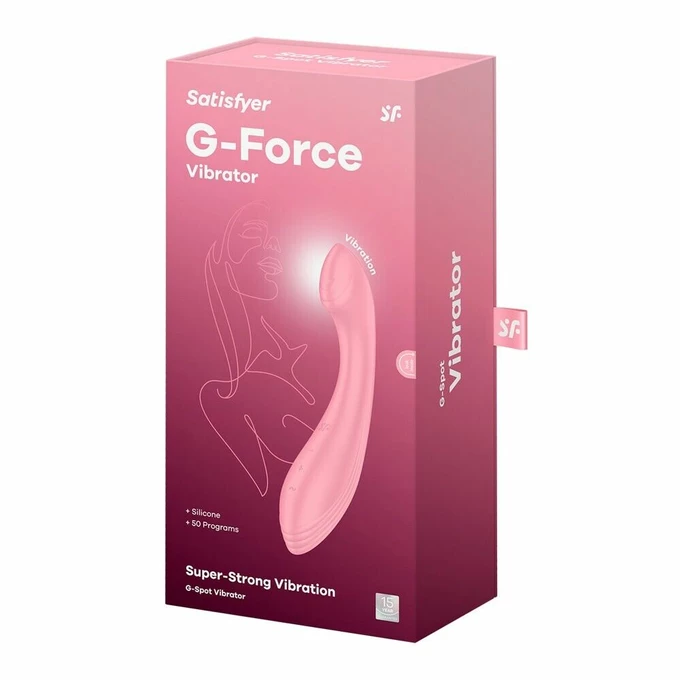 Satisfyer G-Force - wibrator punktu G, Różowy