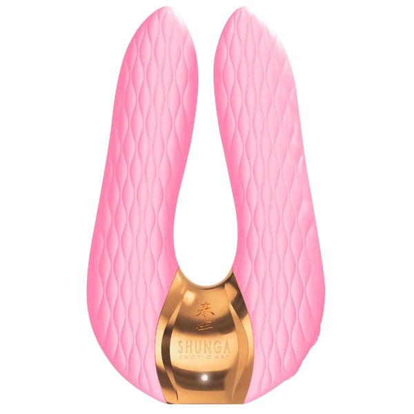 Shunga Aiko Intimate Massager Light Pink - Wibrator łechtaczkowy, Różowy