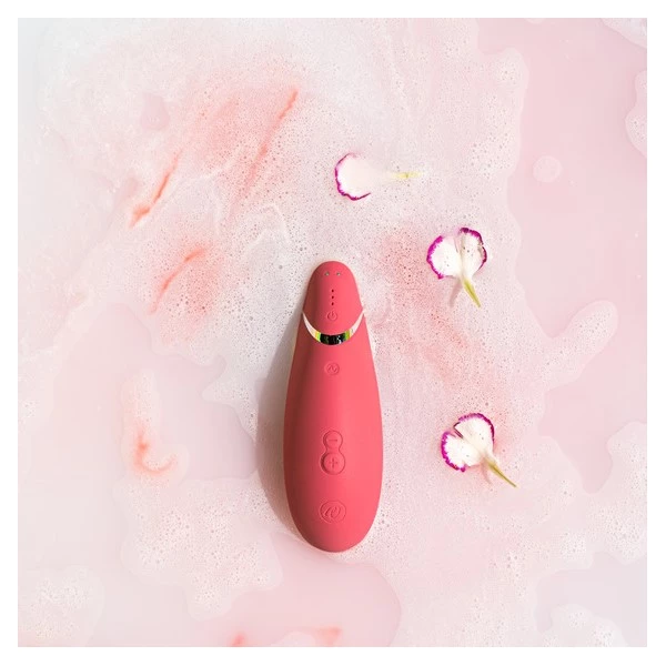 Womanizer Premium 2, Raspberry - Bezdotykowy masażer łechtaczki, Malinowy