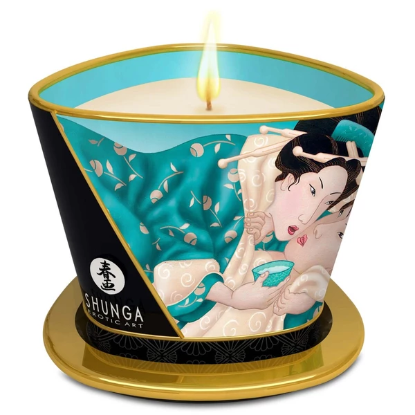Shunga Massage Candle Island Blossoms - Świeca do masażu - kwiatowy