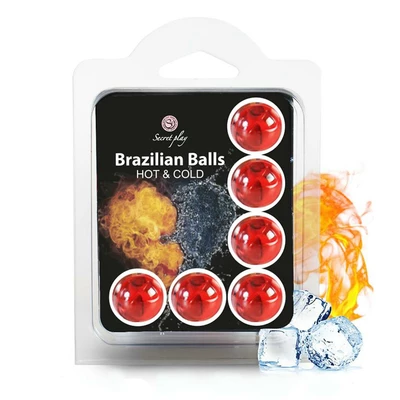 Secret Play Set 6 Brazilian Balls Hot &amp; Cold - Brazylijskie kulki do masażu