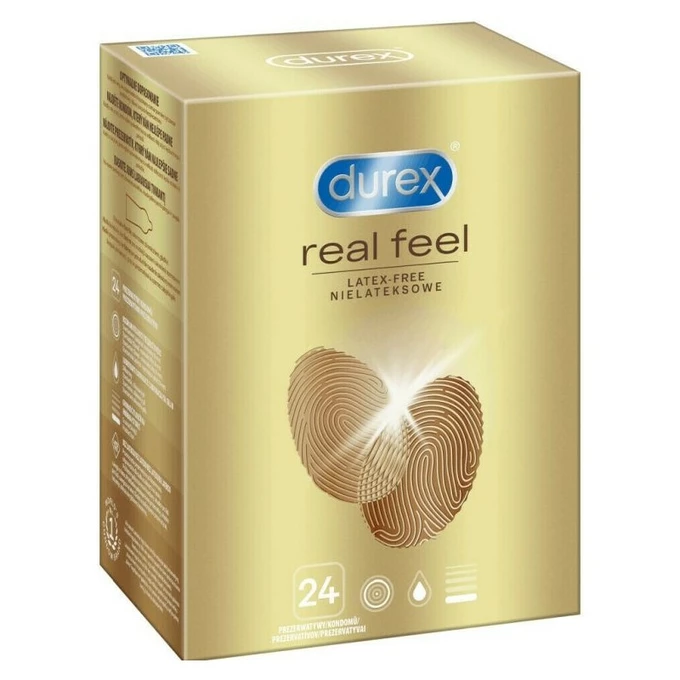 Durex Real Feel 24 szt - Prezerwatywy Nielateksowe