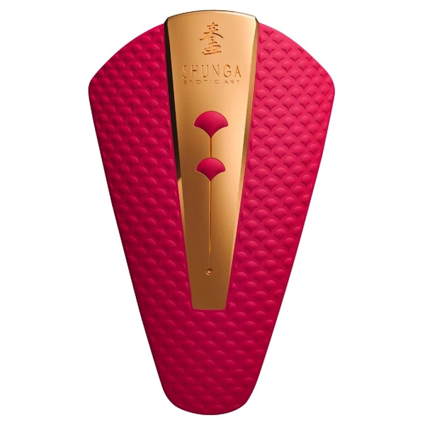 Shunga Obi Intimate Massager Raspberry - Wibrator łechtaczkowy, Czerwony