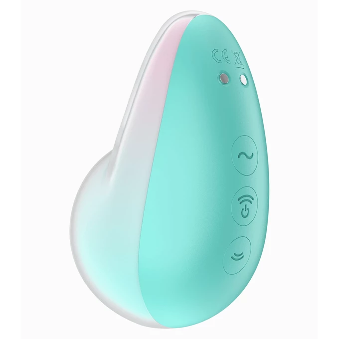 Satisfyer Pixie Dust, Pink - Mint - Wibrator łechtaczkowy, Różowo - miętowy