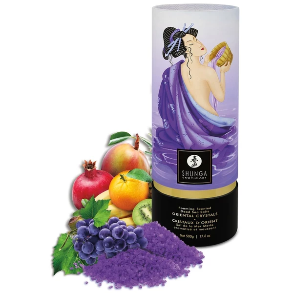 Shunga Bath Salts Oriental Crystals Exotic Fruits - Sól do kąpieli owoce egzotyczne