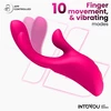Intoyou Derek Vibe - Wibrator multifunkcyjny z 4 ramionami, Sterowany aplikacją