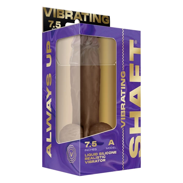Shaft Vibrating Model Model A 7.5 Inch Oak - Dildo wibrujące sterowane pilotem