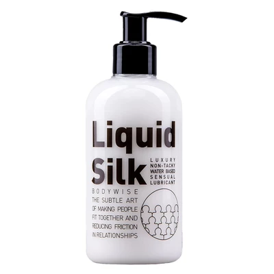 Bodywise Liquid Silk - Lubrykant na bazie wody, 250 ml