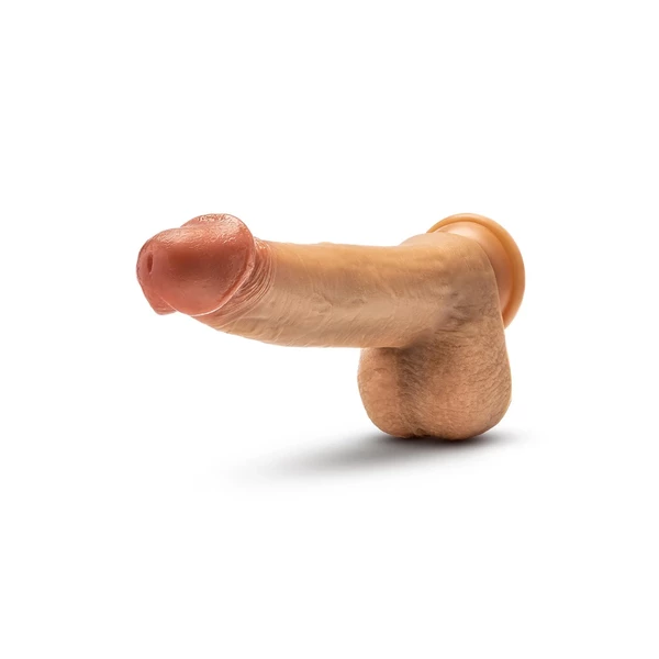 Blush Dr. Skin Silicone Dr. Phillips 8.5 Inch - Dildo wibrujące z funkcją pulsacji z przyssawką, sterowane pilotem