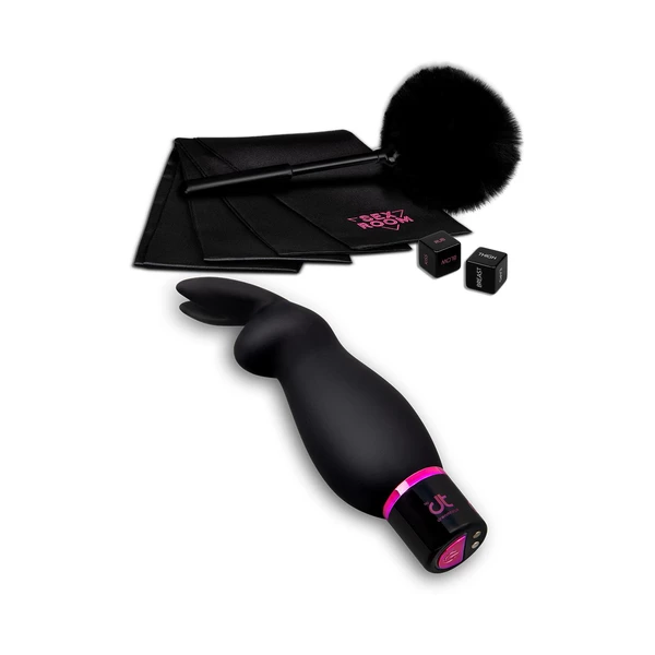 Dream Toys Sex Room Raunchy Kit - Zestaw wibrator z akcesoriami