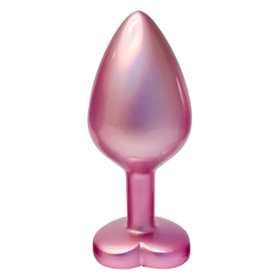 Dream Toys Gleaming Love Pearl - Korek analny z serduszkiem, różowy, M