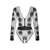 Beauty Night Regina - Koronkowe body z otwartym krokiem