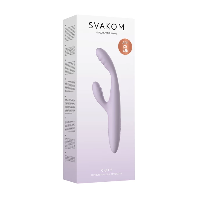 Svakom Cici + 2  - Wibrator króliczek z funkcją grzania, sterowany aplikacją