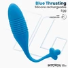 Intoyou Egg with Thrusting - Wibrujące jajeczko z funkcją pulsacji, Sterowane aplikacją