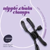 Crushious Nipple Chain - zaciski na sutki, czarne